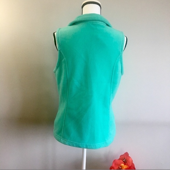 Columbia mint sawyer rapids 2.0 fleece zip up vest - Picture 7 of 9